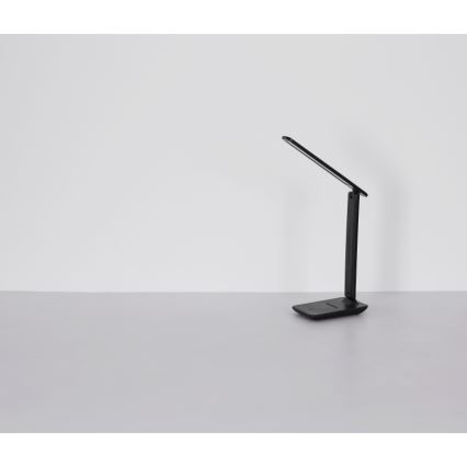 Globo - Dimmbare, aufladbare LED-Touch-Tischleuchte LED/5W/5V 2700/4000/6500K 1800 mAh schwarz