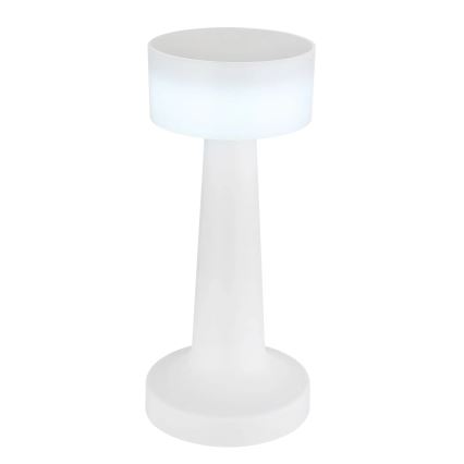 Globo - LED dimmbare Touch-Tischlampe LED/1W/3,7V 2700K/4000K/6500K 800 mAh USB weiß