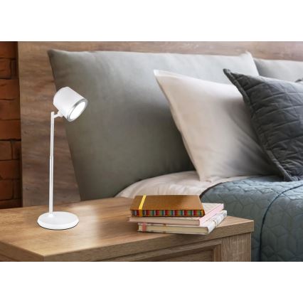 Globo - LED dimmbare Touch-Tischlampe 4in1 LED/6W/3,7V 3000K/4000K/6500K 1500 mAh USB weiß