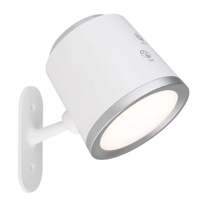 Globo - LED dimmbare Touch-Tischlampe 4in1 LED/6W/3,7V 3000K/4000K/6500K 1500 mAh USB weiß