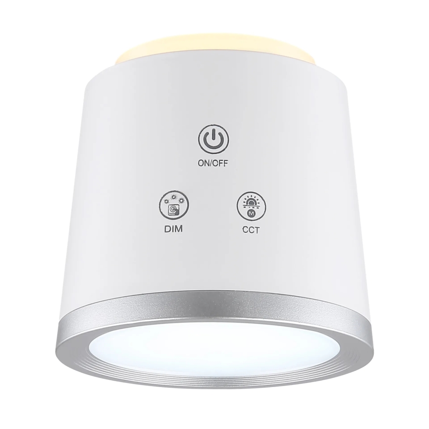 Globo - LED dimmbare Touch-Tischlampe 4in1 LED/6W/3,7V 3000K/4000K/6500K 1500 mAh USB weiß