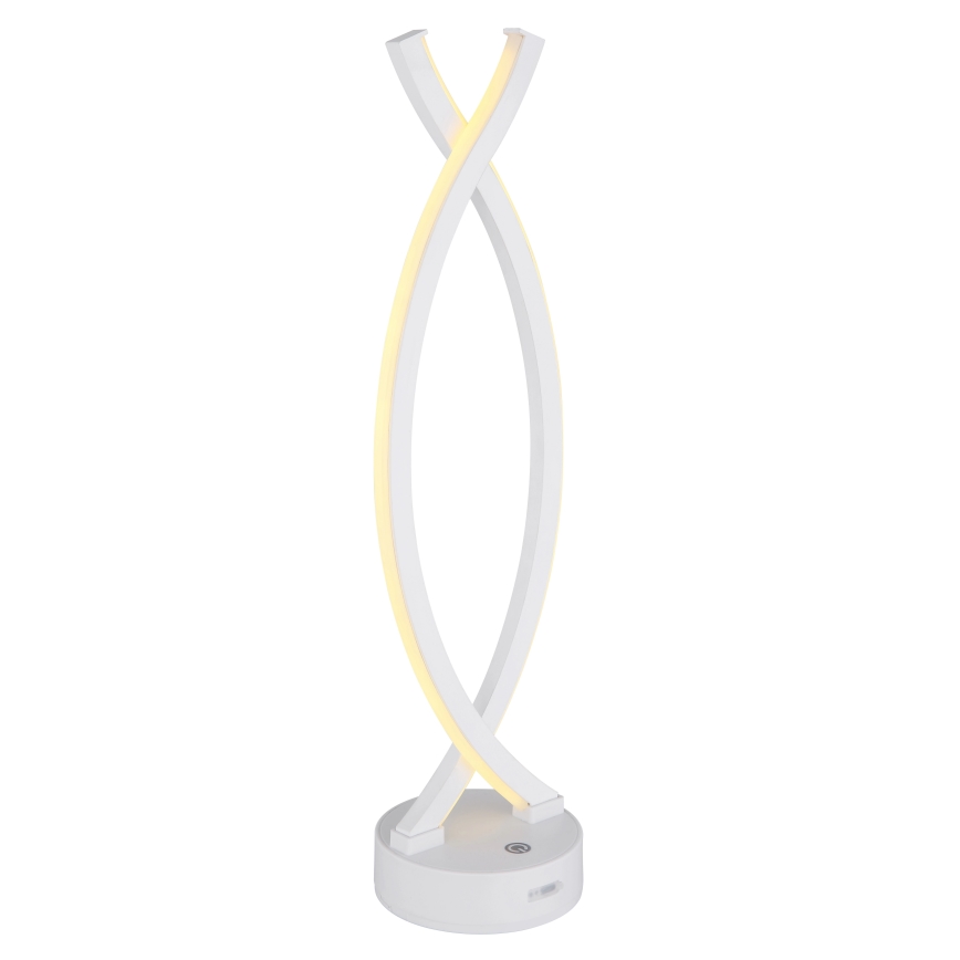Globo - Dimmbare LED-Tischleuchte mit Touch-Funktion LED/1W/3,7V 3000K 1800 mAh USB weiß