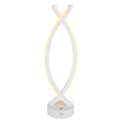 Globo - LED dimmbare Touch-Tischlampe LED/1W/3,7V 3000K 1800 mAh USB weiß