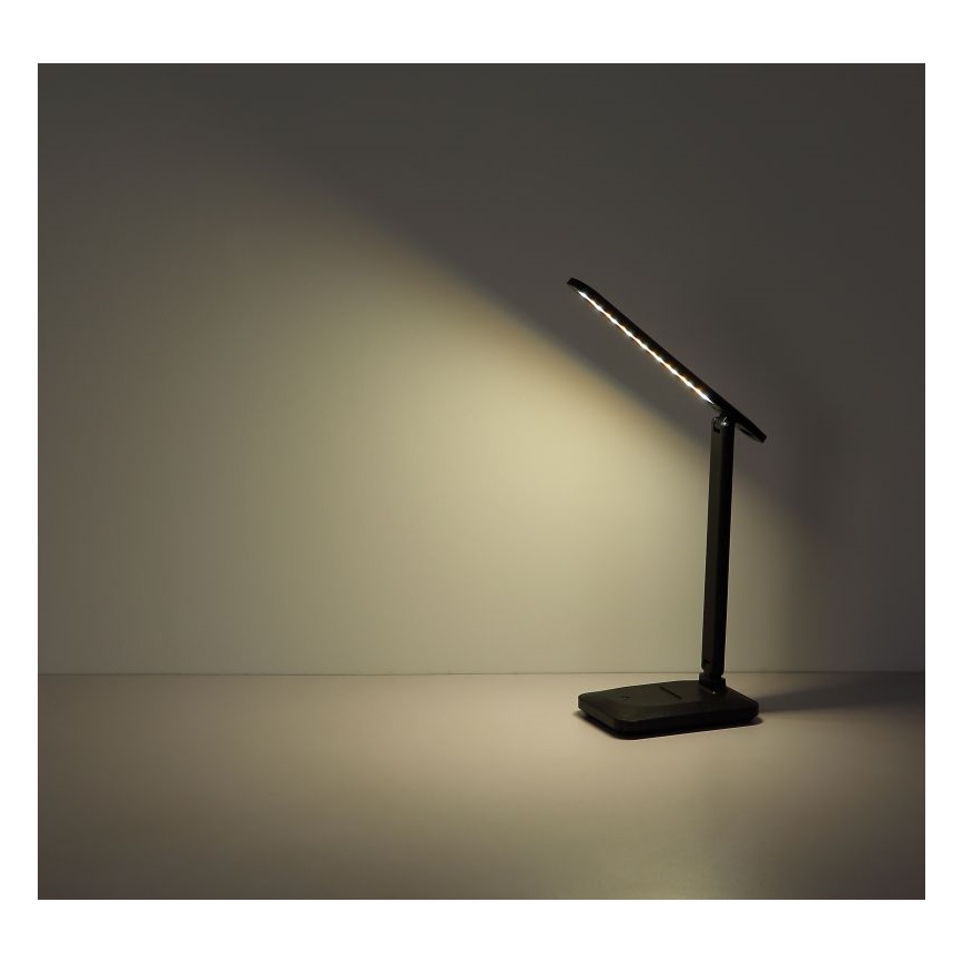Globo - LED dimmbare Touch-Tischlampe LED/3W/5V 2800/4000/6500K 1800 mAh schwarz