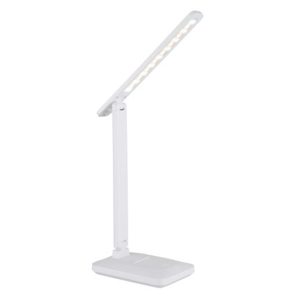 Globo - Dimmbare aufladbare LED-Tischleuchte mit Touch-Funktion LED/3W/5V 2800/4000/6500K 1800 mAh weiß
