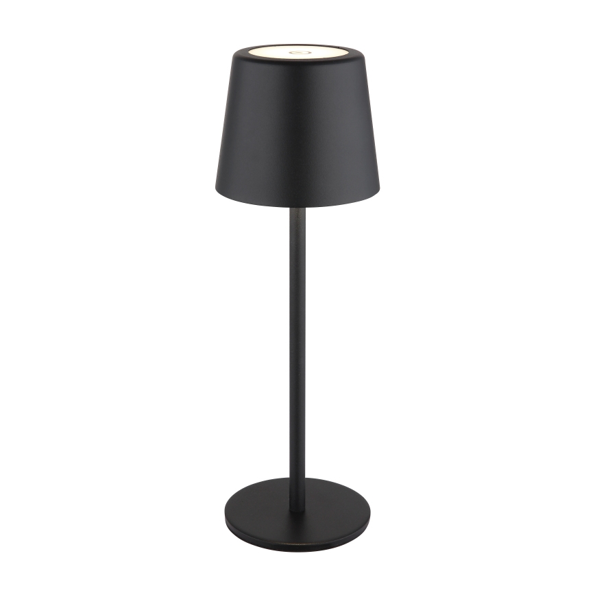 Globo - LED dimmbare Outdoor-Tischlampe mit Touch-Steuerung LED/2W/5V 3000/4000/6000K 2200 mAh IP44 schwarz