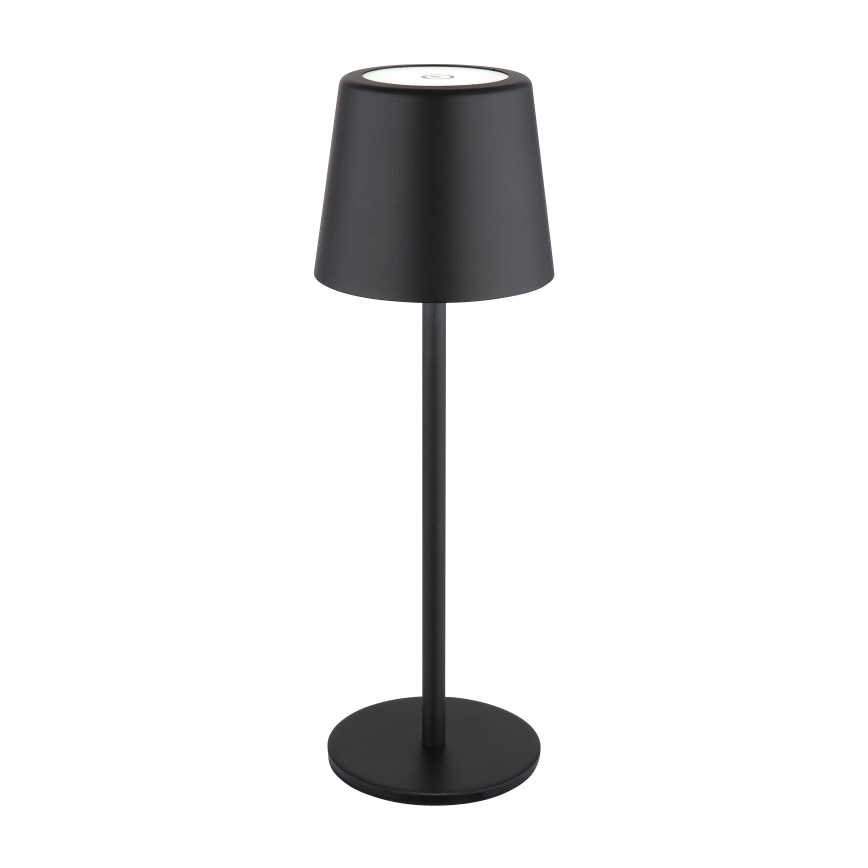 Globo - LED dimmbare Outdoor-Tischlampe mit Touch-Steuerung LED/2W/5V 3000/4000/6000K 2200 mAh IP44 schwarz