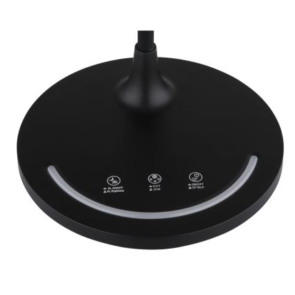Globo - Dimmbare, flexible LED-Touch-Tischleuchte LED/12W/230V 3000/4000/6500K CRI 90 schwarz