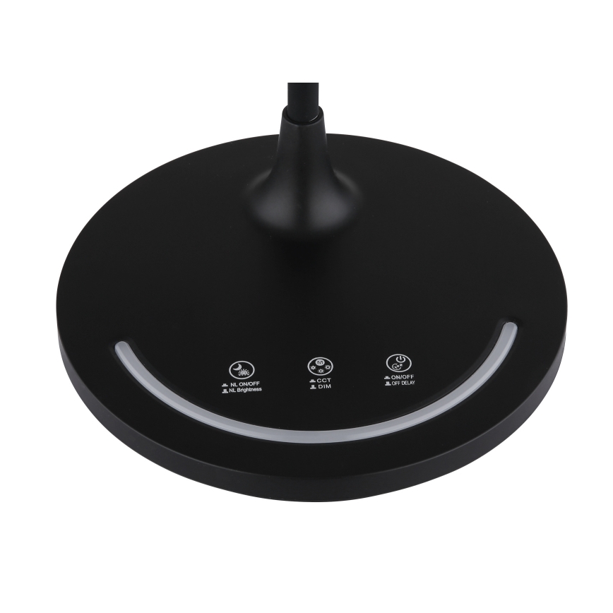 Globo - Dimmbare, flexible LED-Touch-Tischleuchte LED/12W/230V 3000/4000/6500K CRI 90 schwarz