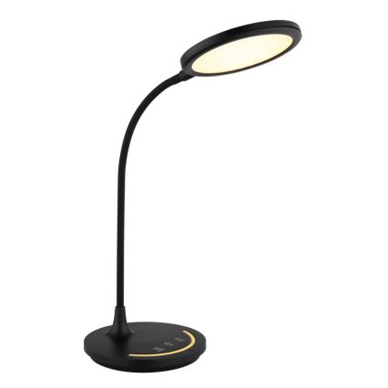 Globo - Dimmbare, flexible LED-Touch-Tischleuchte LED/12W/230V 3000/4000/6500K CRI 90 schwarz