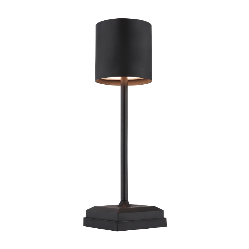 Globo - Dimmbare LED-Tischlampe mit Touch-Bedienung und Akku, 1,5 W/5 V, 2200 mAh, schwarz