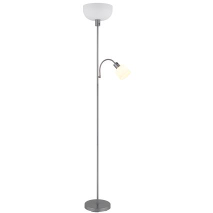 Globo - Stehleuchte 1xE27/40W/230V + 1xE14/25W