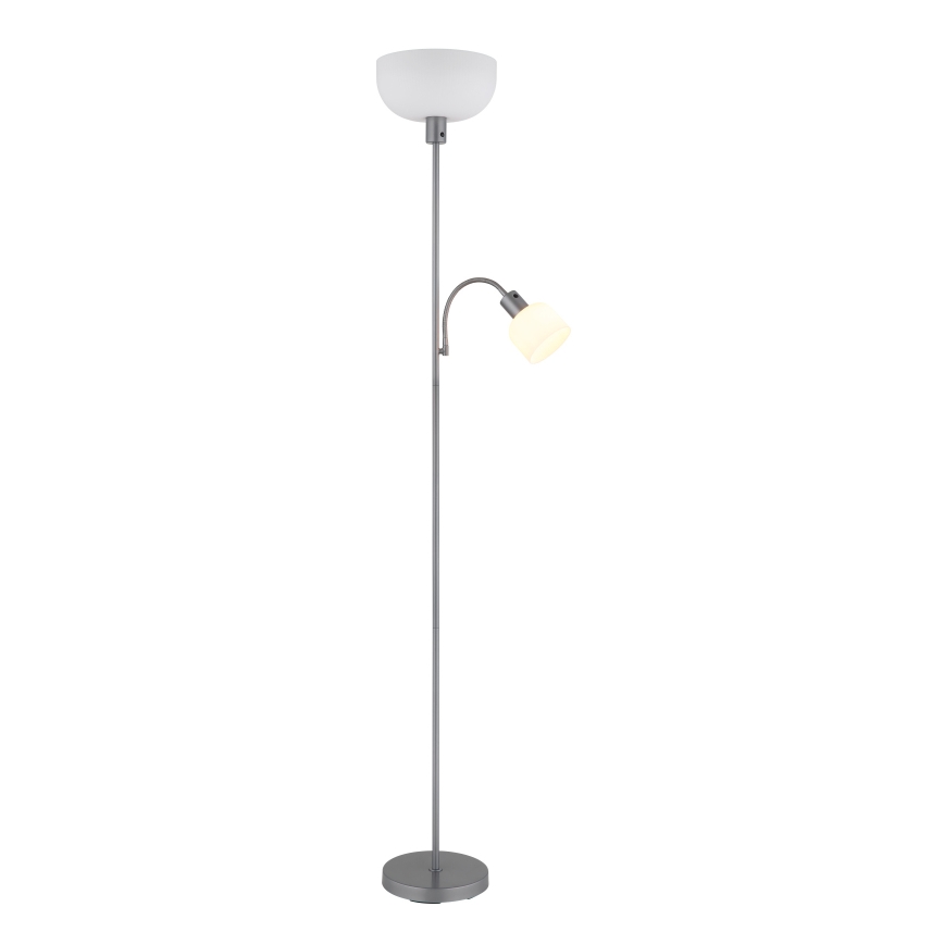 Globo - Stehleuchte 1xE27/40W/230V + 1xE14/25W