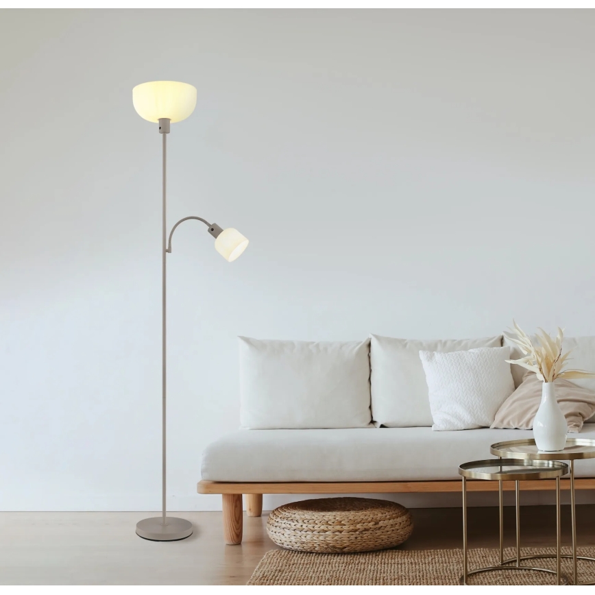 Globo - Stehlampe 1xE27/40W/230V + 1xE14/25W