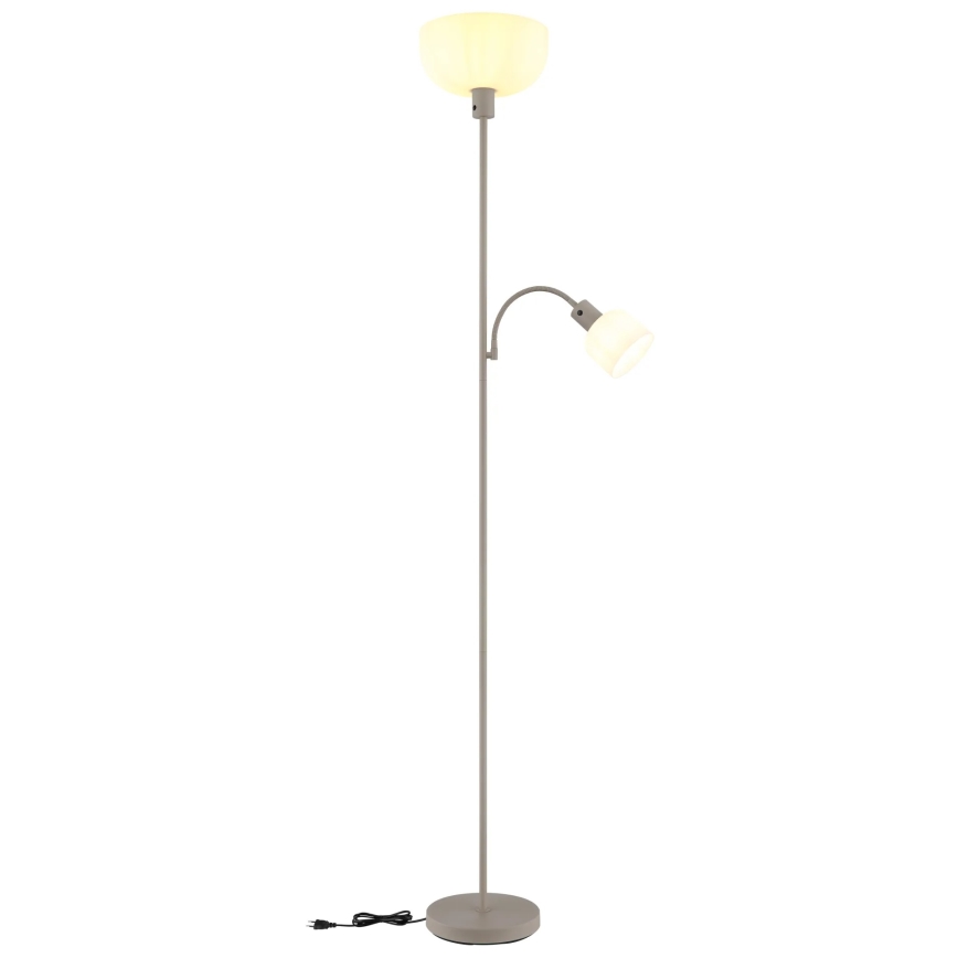 Globo - Stehlampe 1xE27/40W/230V + 1xE14/25W