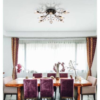 Globo - Deckenleuchte 8×G9/5W/230 V Ø 76 cm