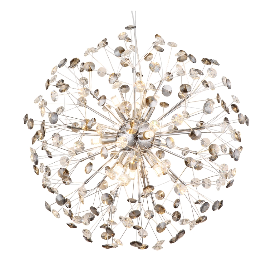 Globo - LED-Pendelleuchte an Kabel 9xG9/3,5W/230V Ø 60 cm glänzender Chrom