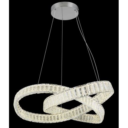 Globo - Dimmbarer LED-Kronleuchter an Aufhängung LED/110W/230V 2700-6000K d 78 cm + Fernbedienung