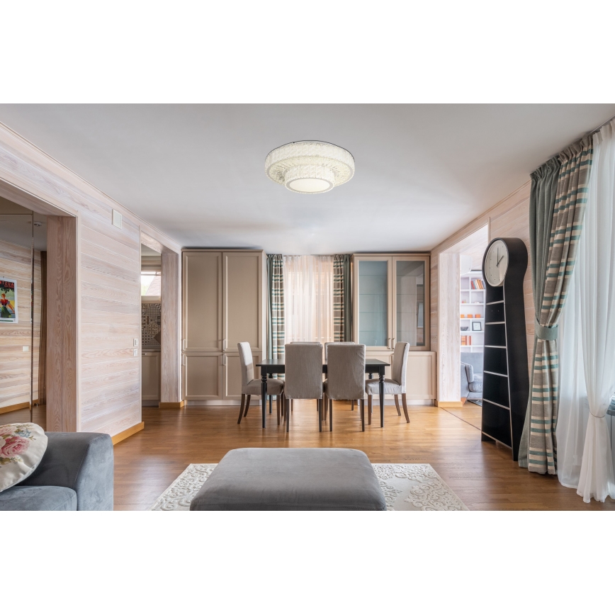 Globo - Dimmbare LED-Deckenleuchte LED/50W/230V 2700-6000K d 50 cm + Fernbedienung