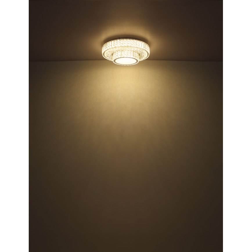 Globo - Dimmbare LED-Deckenleuchte LED/50W/230V 2700-6000K d 50 cm + Fernbedienung