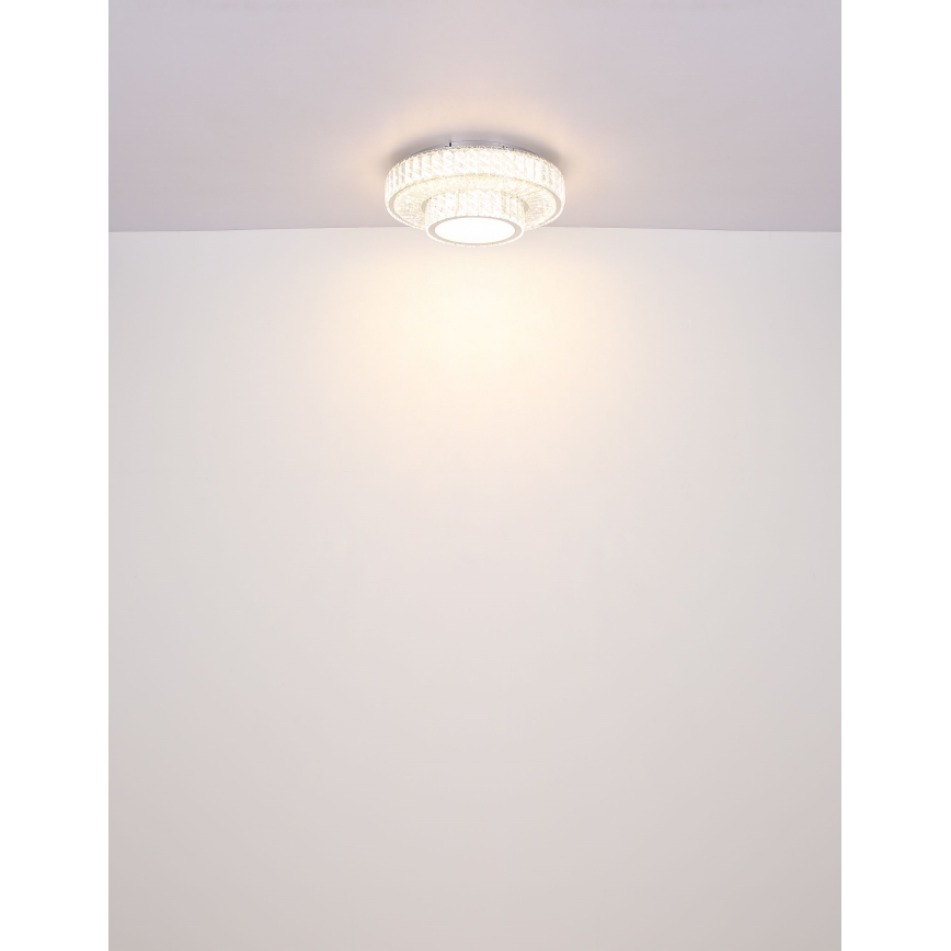 Globo - Dimmbare LED-Deckenleuchte LED/50W/230V 2700-6000K d 50 cm + Fernbedienung