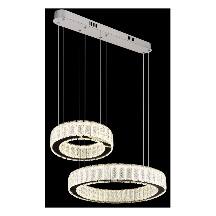 Globo - LED dimmbare Hängeleuchte an Seil LED/80W/230V 2700-6000K + Fernbedienung
