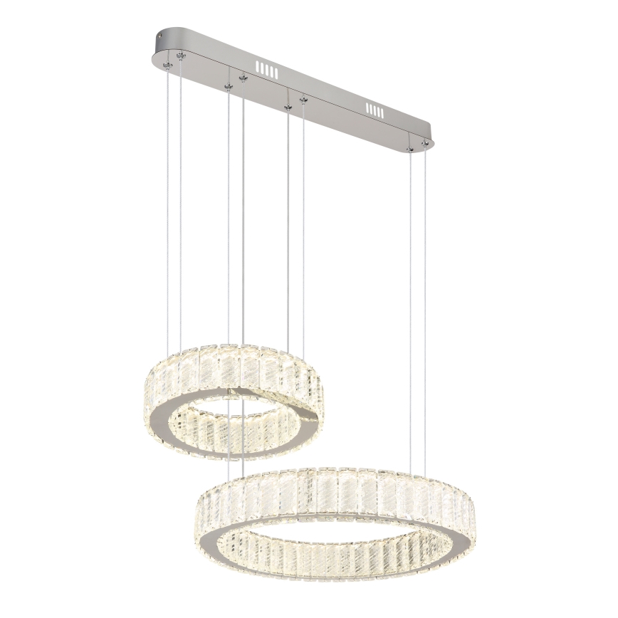 Globo - LED dimmbare Hängeleuchte an Seil LED/80W/230V 2700-6000K + Fernbedienung