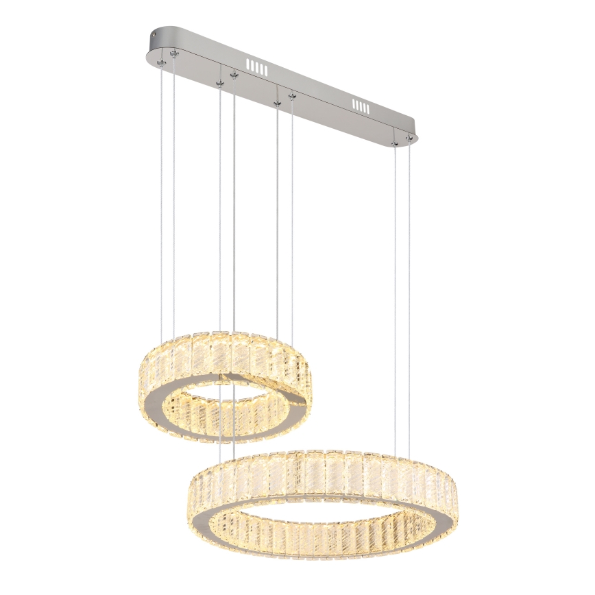 Globo - LED dimmbare Hängeleuchte an Seil LED/80W/230V 2700-6000K + Fernbedienung