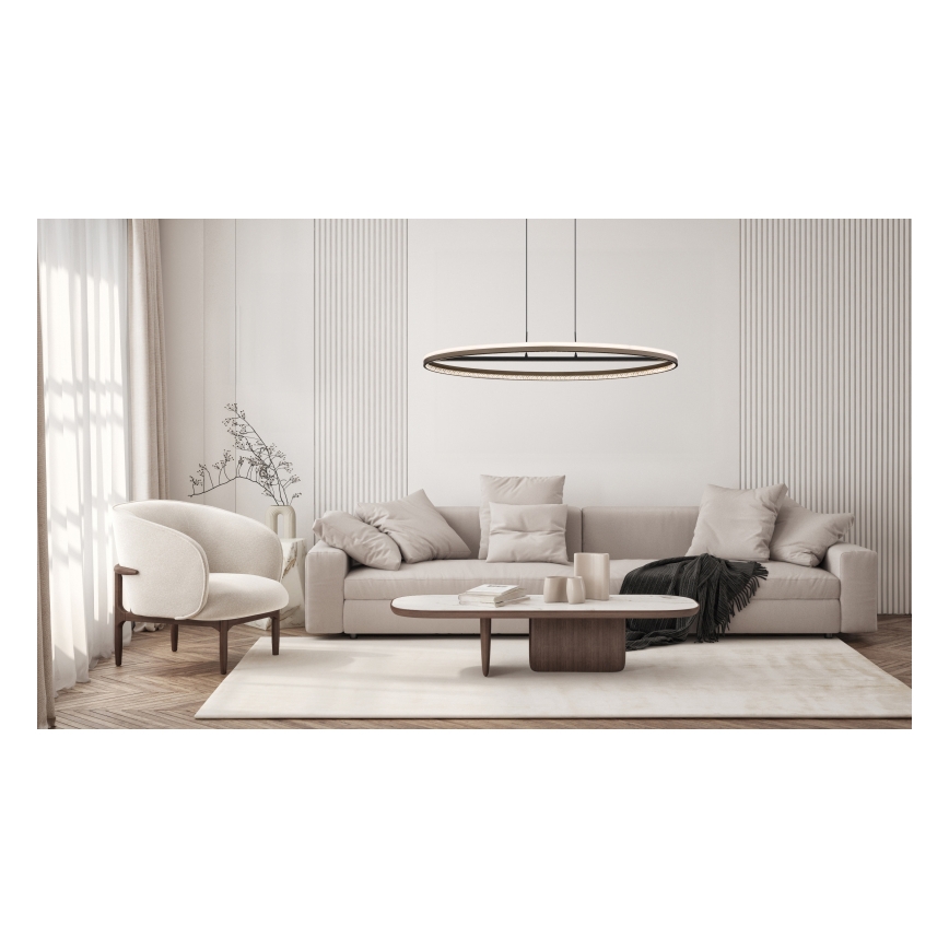 Globo - LED-Kronleuchter an Aufhängung LED/60W/230V 3000/4000/6000K braun
