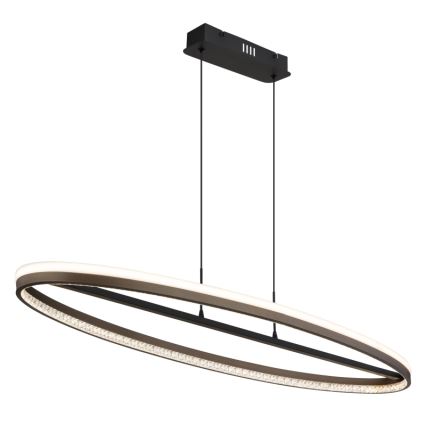Globo - LED-Kronleuchter an Aufhängung LED/60W/230V 3000/4000/6000K braun