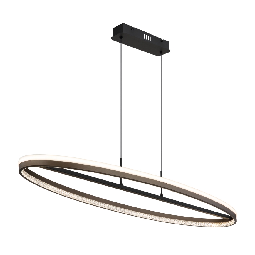 Globo - LED-Kronleuchter an Aufhängung LED/60W/230V 3000/4000/6000K braun