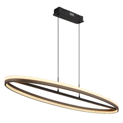 Globo - LED-Kronleuchter an Aufhängung LED/60W/230V 3000/4000/6000K braun