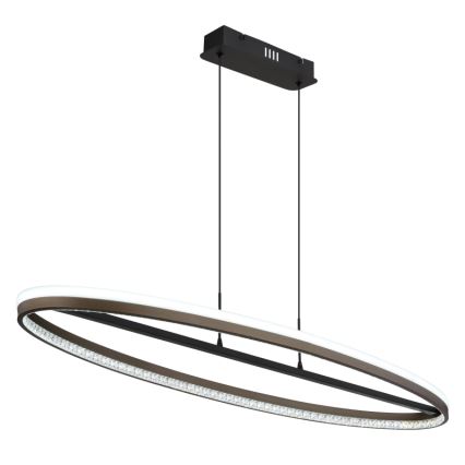 Globo - LED-Kronleuchter an Aufhängung LED/60W/230V 3000/4000/6000K braun