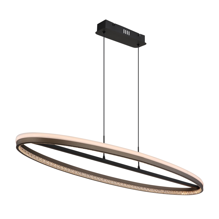 Globo - LED-Kronleuchter an Aufhängung LED/60W/230V 3000/4000/6000K braun