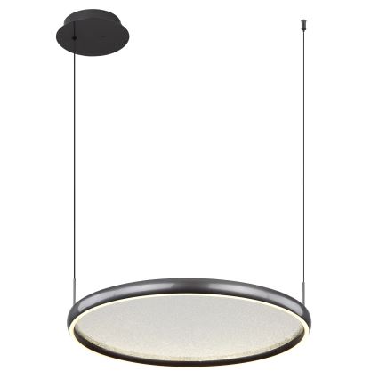 Globo - Dimmbare LED-Hängeleuchte LED/36W/230V 2700-6000K schwarz + Fernbedienung