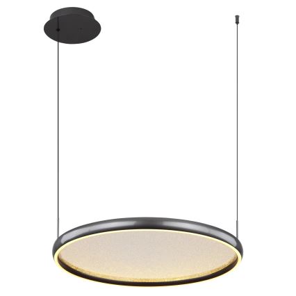 Globo - Dimmbare LED-Hängeleuchte LED/36W/230V 2700-6000K schwarz + Fernbedienung