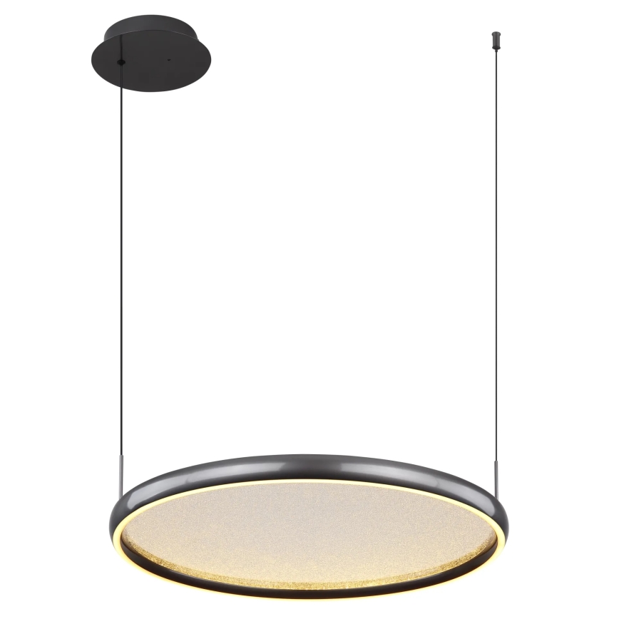 Globo - Dimmbare LED-Hängeleuchte LED/36W/230V 2700-6000K schwarz + Fernbedienung