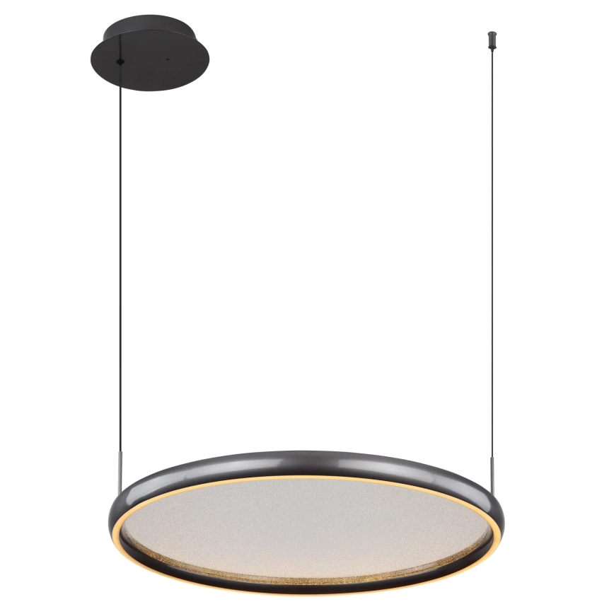 Globo - Dimmbare LED-Hängeleuchte LED/36W/230V 2700-6000K schwarz + Fernbedienung