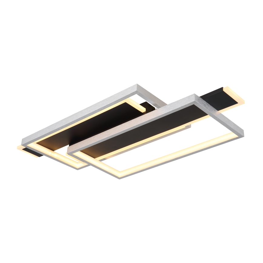 Globo - LED-Deckenleuchte LED/40W/230V 62x27 cm matt Chrom/schwarz