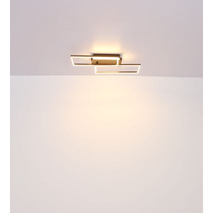 Globo - LED-Deckenleuchte LED/40W/230V 62x27 cm matt Chrom/schwarz