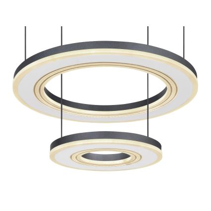 Globo - Dimmbare LED-Hängeleuchte LED/50W/230V 2700-6000K d 50 cm schwarz + Fernbedienung