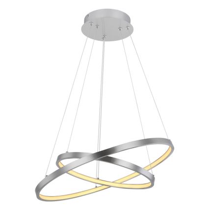Globo - LED dimmbare Hängeleuchte an Seil 2xLED/21W/230V