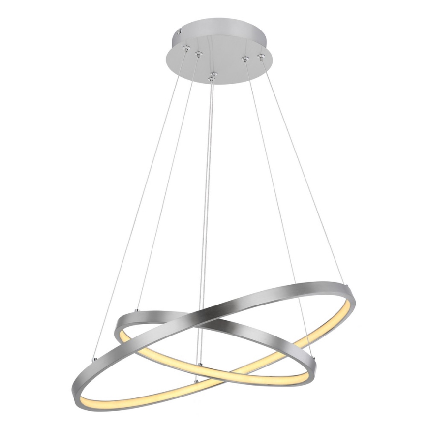 Globo - LED dimmbare Hängeleuchte an Seil 2xLED/21W/230V