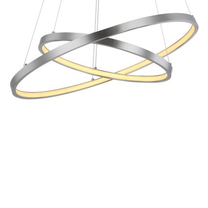 Globo - LED dimmbare Hängeleuchte an Seil 2xLED/21W/230V