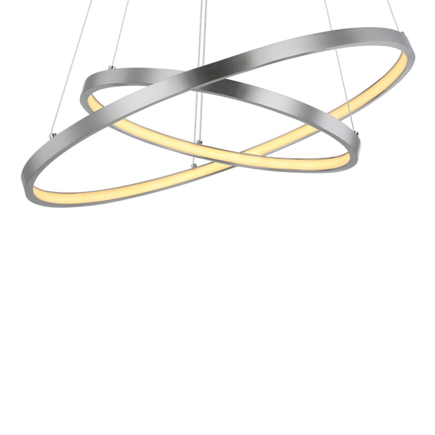 Globo - LED dimmbare Hängeleuchte an Seil 2xLED/21W/230V