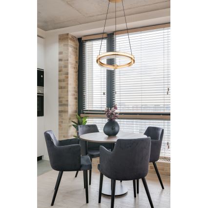 Globo - LED dimmbarer Kristall-Pendelleuchter an Kabel LED/36W/230V 2700K-6000K + Fernbedienung