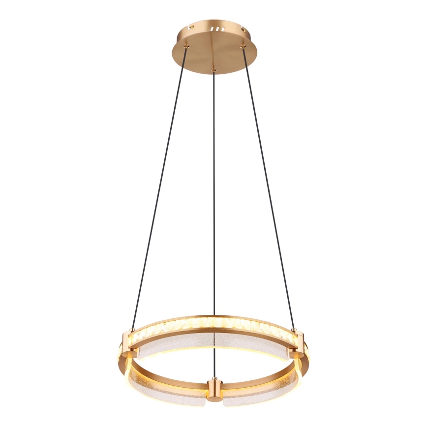 Globo - LED dimmbarer Kristall-Pendelleuchter an Kabel LED/36W/230V 2700K-6000K + Fernbedienung