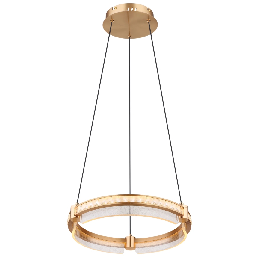 Globo - LED dimmbarer Kristall-Pendelleuchter an Kabel LED/36W/230V 2700K-6000K + Fernbedienung