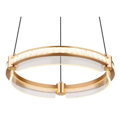 Globo - LED dimmbarer Kristall-Pendelleuchter an Kabel LED/36W/230V 2700K-6000K + Fernbedienung
