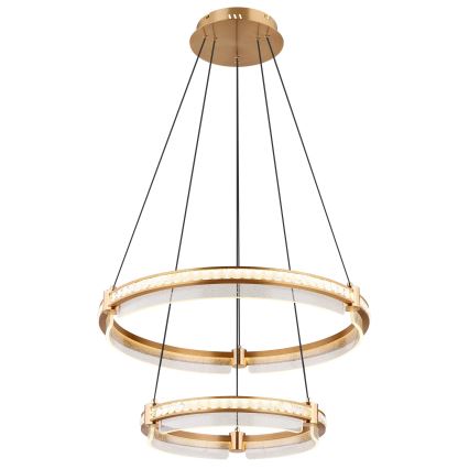 Globo - LED dimmbarer Kristall-Pendelleuchter an Kabel LED/78W/230V 2700K-6000K + Fernbedienung
